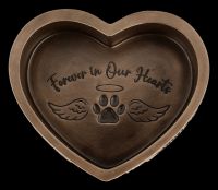 Katzenurne Herz mit Engel - Forever in Our Hearts