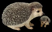 Hedgehog Figurines - Mother with Baby