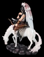 Guardian Angel figurine male with Horse and Bow