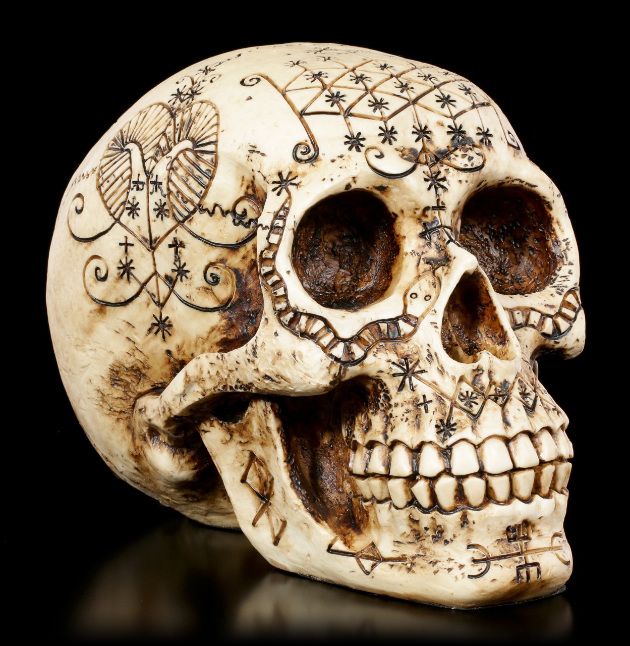 Skull with Fantasy Decorations