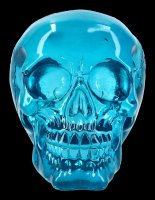 Totenkopf - transparent blau