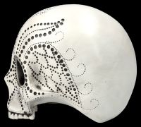 Skull Figurine - Pointillist Large