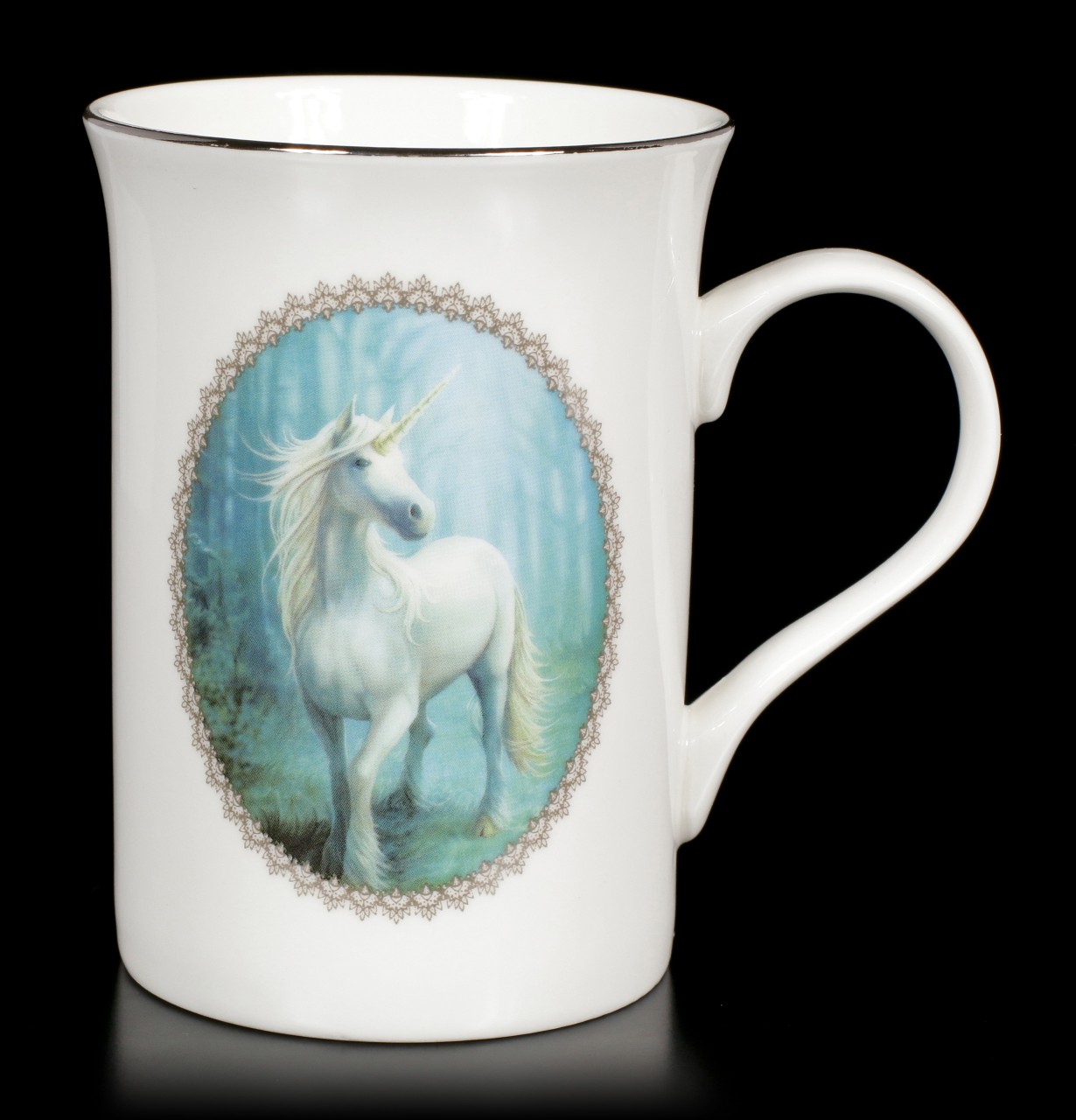 Tasse mit Einhorn - Forest Unicorn by Anne Stokes