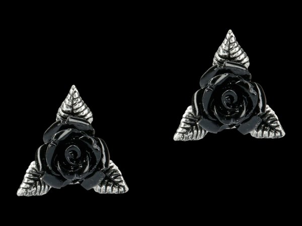 Alchemy Gothic Ear Studs - Ring of Roses