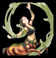 Sorceress Figurine - Element Earth