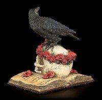 Raven Figurine - Heartaches Reflection