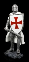 Deutsche Kreuzritter Figur mit Schild und Schwert