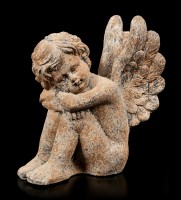 Angel Garden Figurine - Rust look left