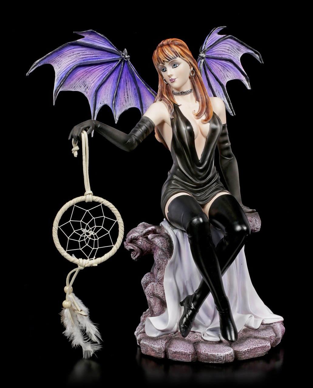 Dark Angel Figurine - Calista with Dreamcatcher