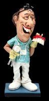 Funny Job Figur - Zahnarzt mit Goldzahn und Gebiss
