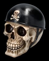 Skull - Skull with Biker Helmet