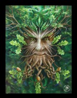 3D Picture with Forest Spirit - Oak King