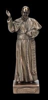 Pope Francis Figurine bronzed