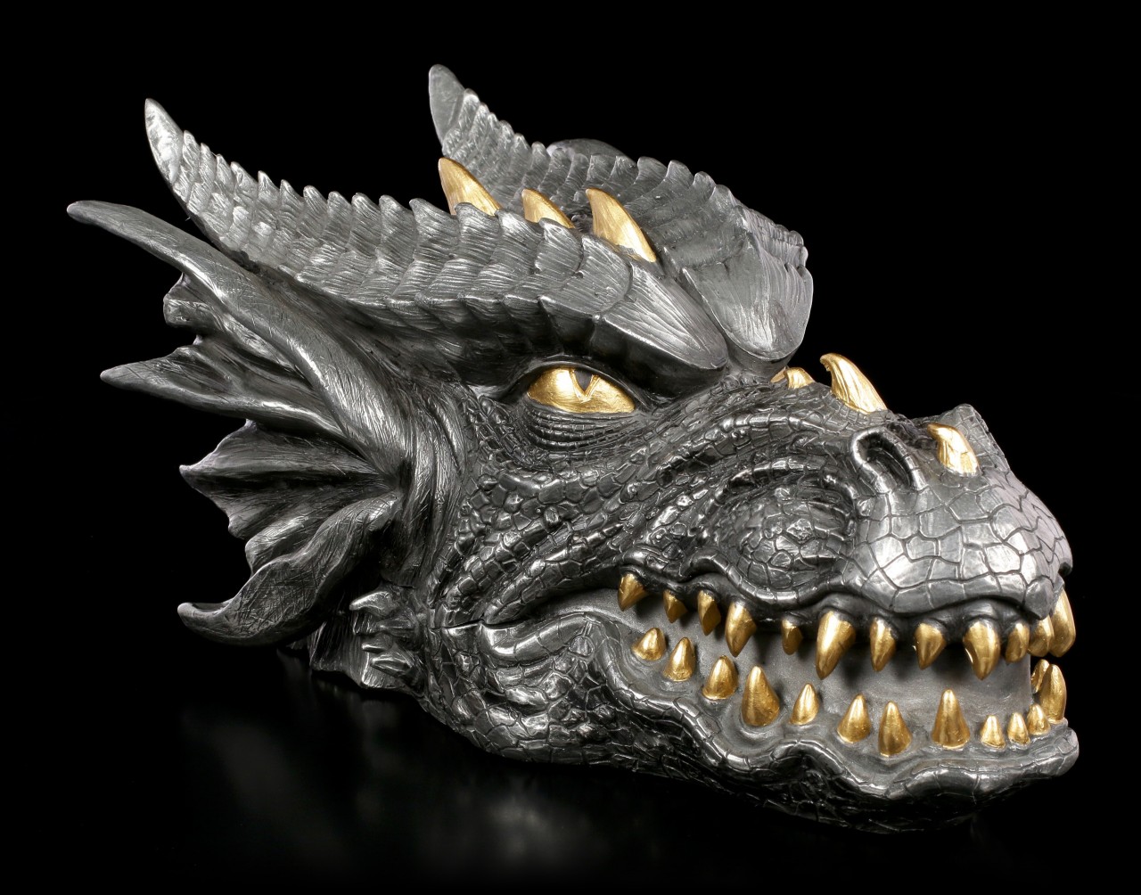 Dragon Box - silver and gold colored