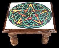 Altar Table with Fire Pentagram 30 cm