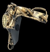 Steampunk Mask - Golden Wheels