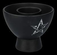 Smudge Bowl Terracotta - Pentagram Black