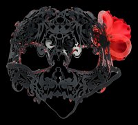 Maske aus Metall - Dia de los Muertos