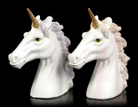 Unicorn Busts Set of 2