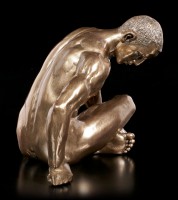 Male Nude Figurine - Turning to the Side