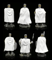 White Crusader Figurines - Set of 6