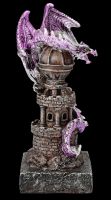 Dragon Figurine - Guardian of the Tower purple