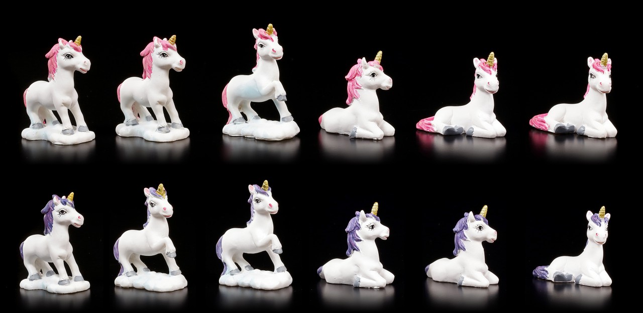 Unicorn Wishes Figurines Set of 12 - small