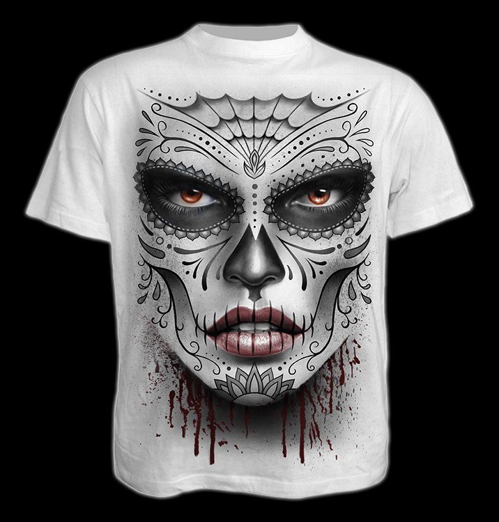 T-Shirt Weiß - Death Mask