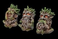 Greenman Figurines Set of 3 - Ents No Evil