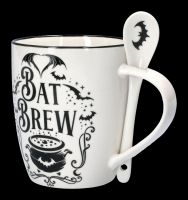 Mug with Spoon - Bat Brew