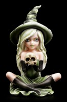 Witch Figurine - Princess Zelda with Skull
