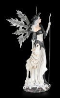 Fairy Figurine with Wolf - Guardian of the Moon large