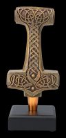 Bierhahngriff - Thors Hammer bronzefarben