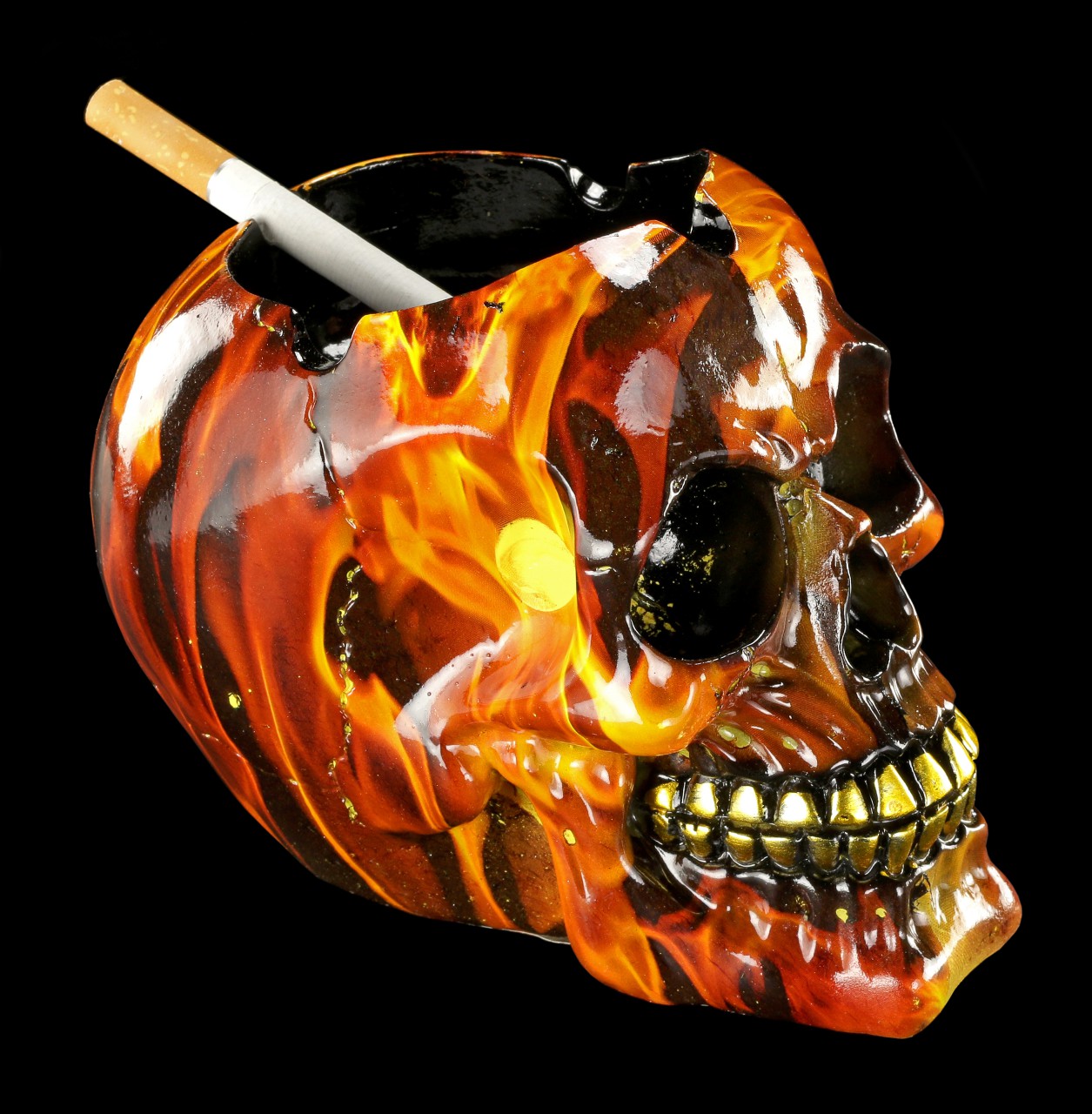 Skull Ashtray - Hellfire