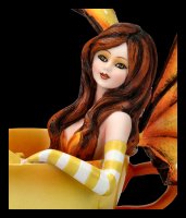 Elfen Figur in Tasse Fee Fantasy Cup Fairy Autumn by Amy Brown 