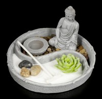 Zen Garten with Buddha Figurine - Garden of Tranquility