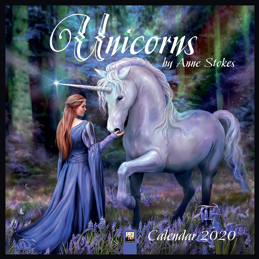Anne Stokes Calendar 2020 - Unicorns