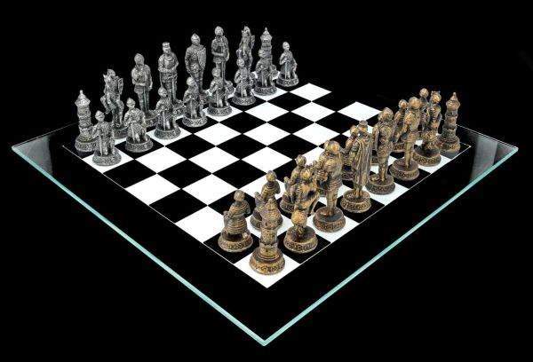 Chess Set Knight - Gold vs. Silver