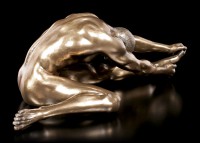 Male Nude Figurine - On Ground for Stretching