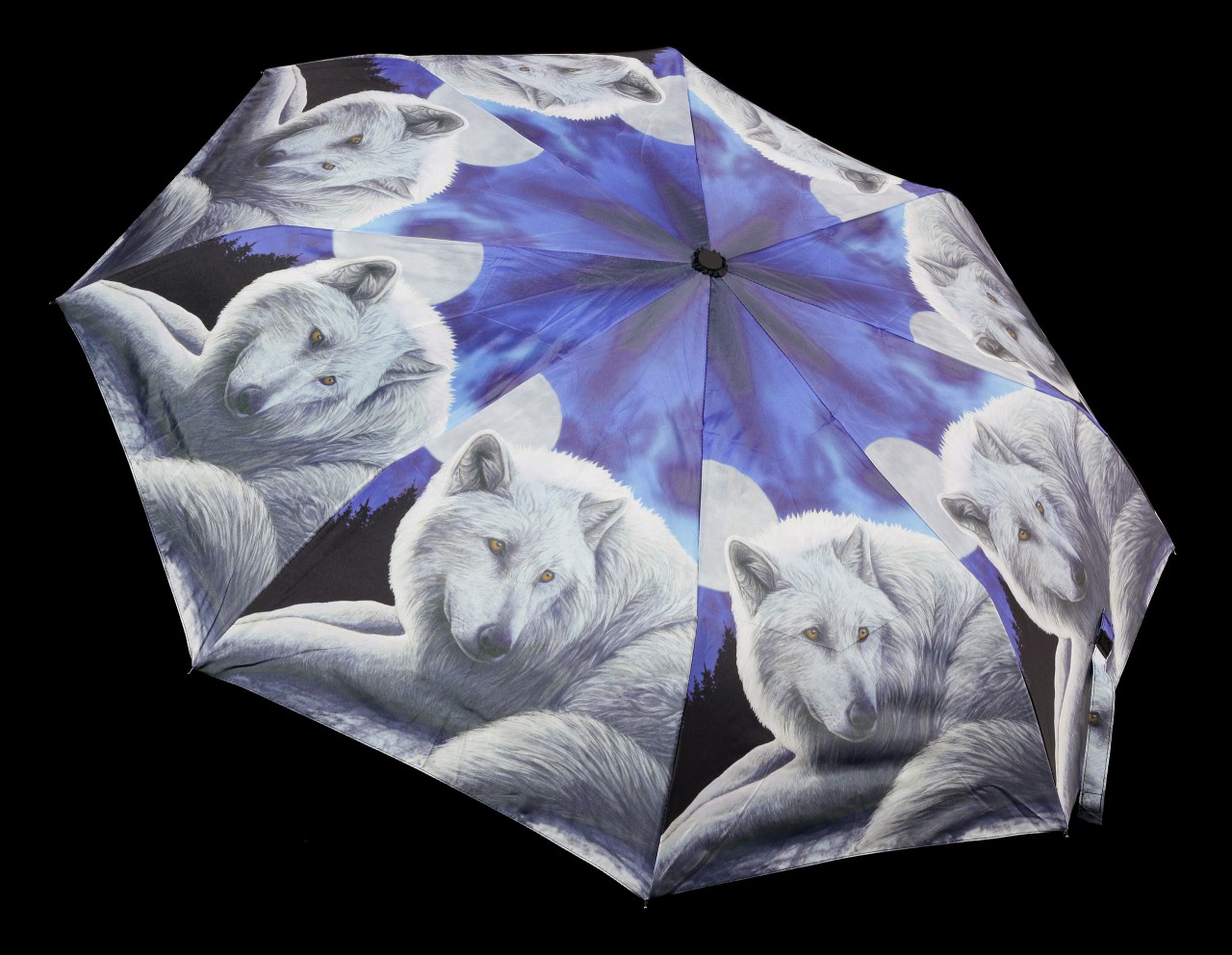 Regenschirm mit Wolf - Guardian of the North