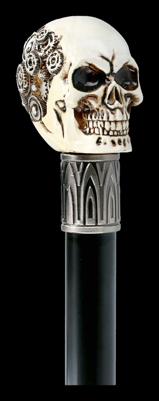 Swaggering Cane Skull - Clockwork Cranium