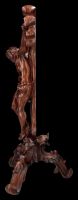 Tischkreuz - Kruzifix Christi in Holzoptik
