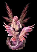 Fairy Figurine - Summer Fairy Raya with Dragon purple