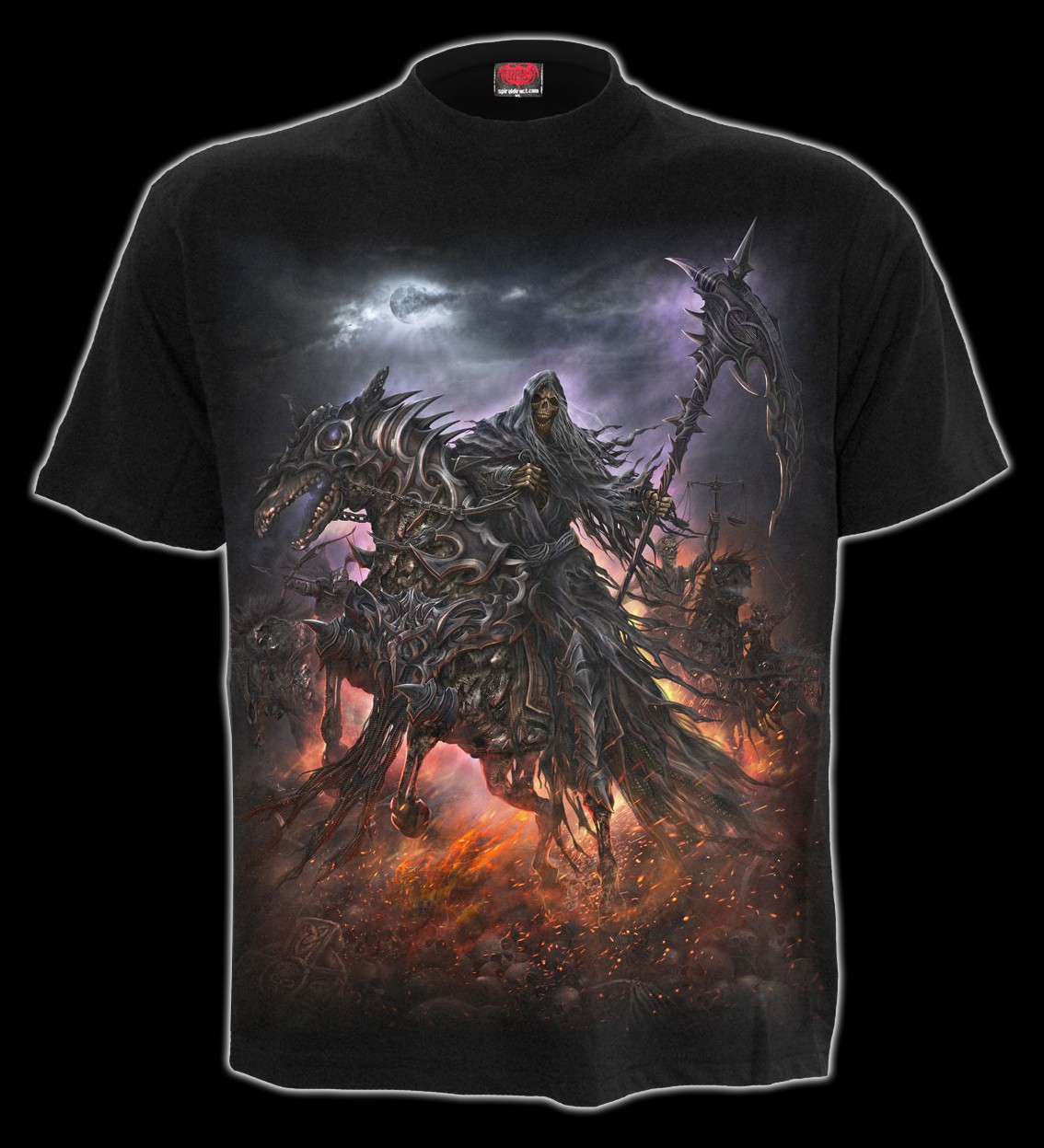 T-Shirt Fantasy Reaper - 4 Horsemen