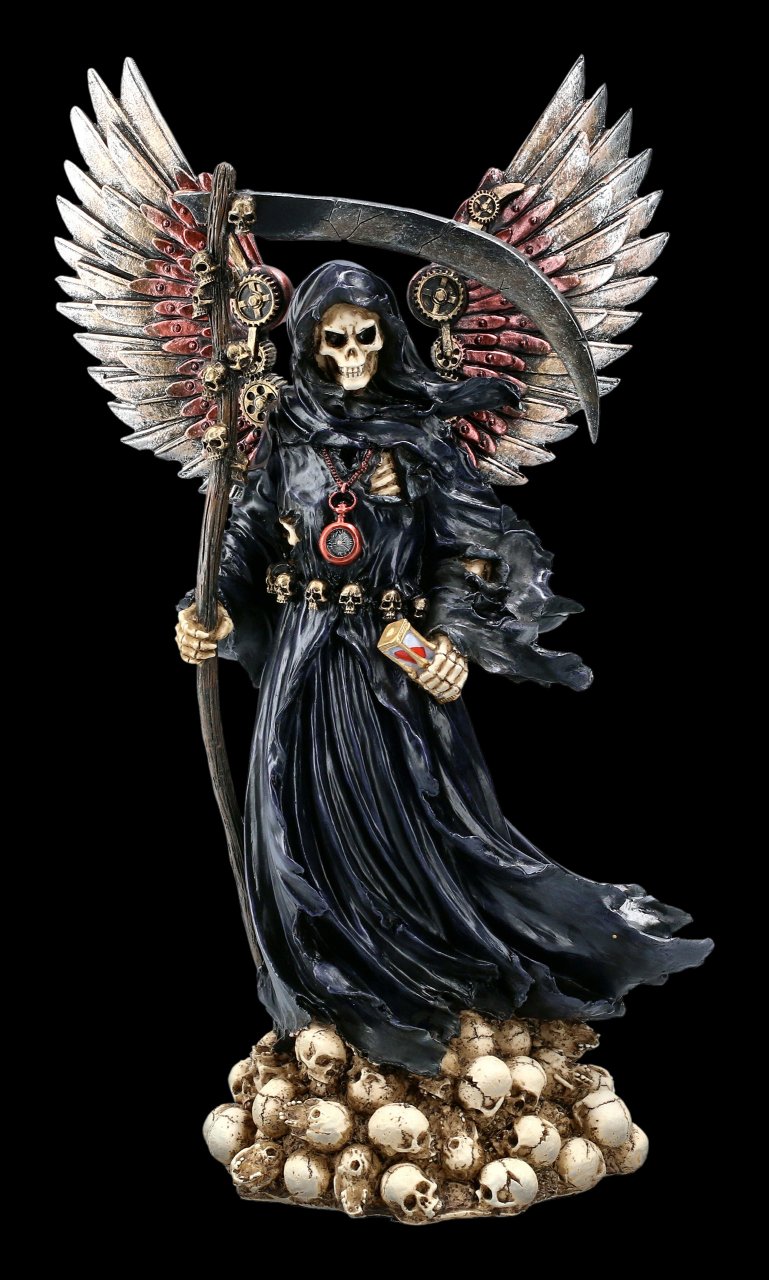 Steampunk Reaper Figurine - Wings of Death