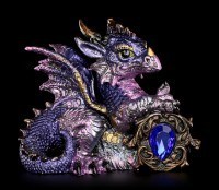 Drachen Figur - Tyrian mit Kristall