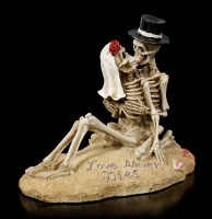 Skeleton Figurine - Love Never Dies - Beach Lovers