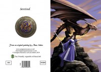 Drachen Grußkarte - The Sentinel