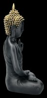 Black Buddha Figurine with raised Hand