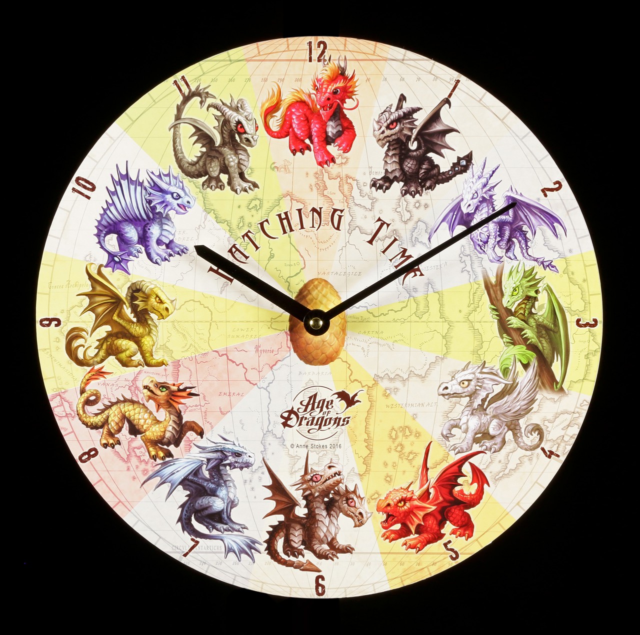 Wanduhr - Age of Dragons - Hatching Time